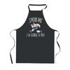 Kitchen Apron - PLANETEE - I Can't Run - Black - 90x60 Cm - Breton Print