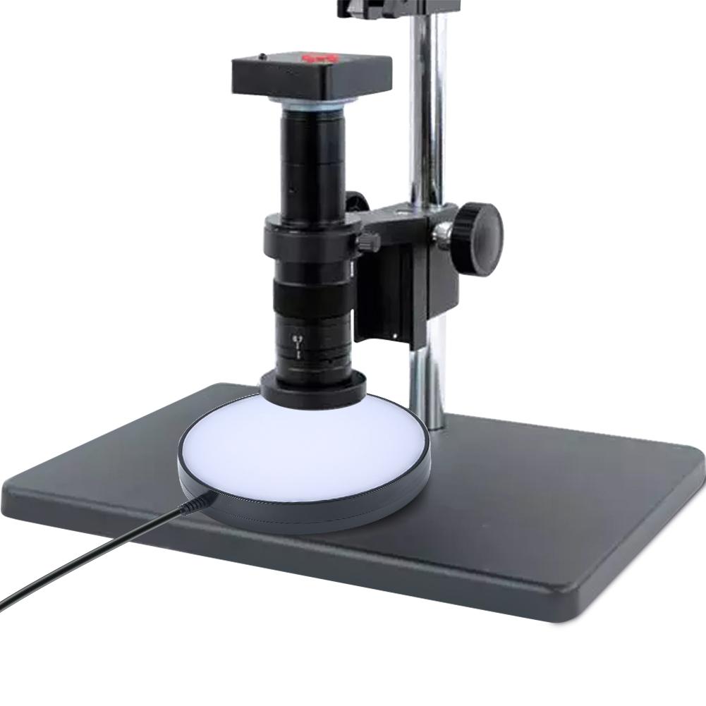 Bottom Bright Ring Light LED Light Adjustable Brightness LED Ring Bottom Light Source for Stereo Digital Or Binocular Microscope