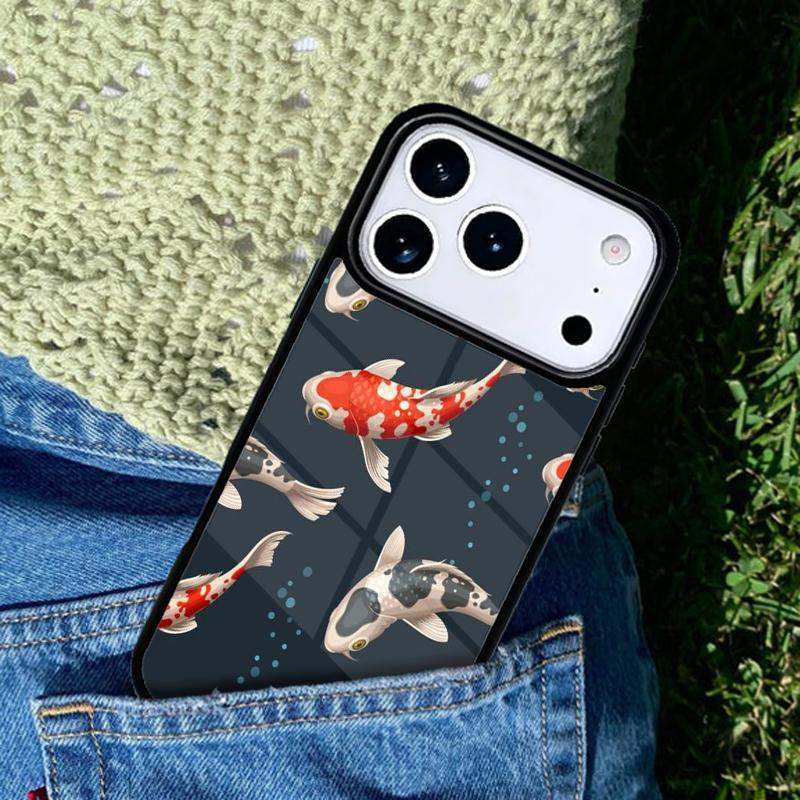 Carp Fish Phone Case Cover for IPhone 11 12 13 14 15 16e 17 Pro Max Coque for IPhone 17 Air