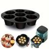 Silicone Cake Mold 7 Hole Air Fryer Accessories Microwave Baking Mold Food Grade Baking Cake Silicone Mold Baking Pan Tools