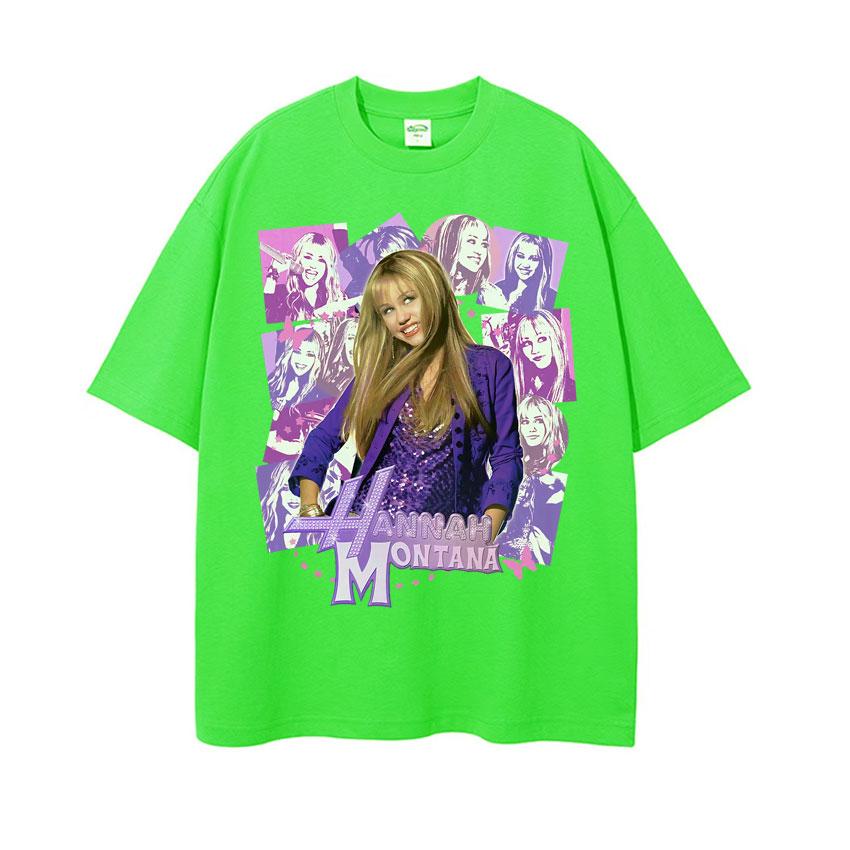 Hannah Montana Epic Iconic Graphic T Shirt Unisex Women Retro Fashion Aesthetic T-shirts Casual O-Neck Cotton Short Sleeve T-shirt
