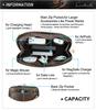 Vintage Men's Genuine Leather Clutch Bag Brown Cow Leather Storage Bag Travel Toiletry Kits Wash Bag Genuine Leather Men Women