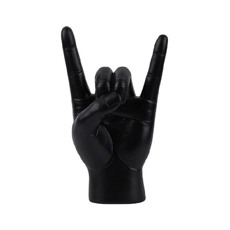 Rzeźba Rock and Roll Rękodzieło do Dekoracji Stołu w Centrum Livehouse Ręczna Rzeźba Stołowa