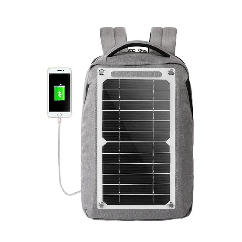Solar Panel 5V  USB Type-C Charge Portable Flexible Kit  Lightweigh Mini System For  Phones Car Camping Hiking Power Banks IP65