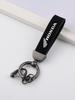 Car Styling Emblem Alloy Keyring Motorcycle Suede Leather Keychain For Honda Mugen Power Civic Accords CRV Hrv Jazz CBR VTEC VFR TO0