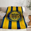 Rosario Central Crest Portable Blanket/Soft Blanket Bedding Blanket Suitable for Travel Camping Living Rooms Offices Sofas Fan Gifts