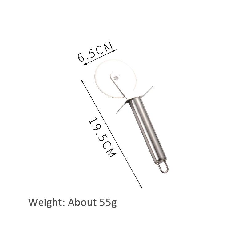 Stainless steel pizza cutter Pastry roller cutter Round knife pizza shovel Cake shovel baking utensils Kitchen accessories