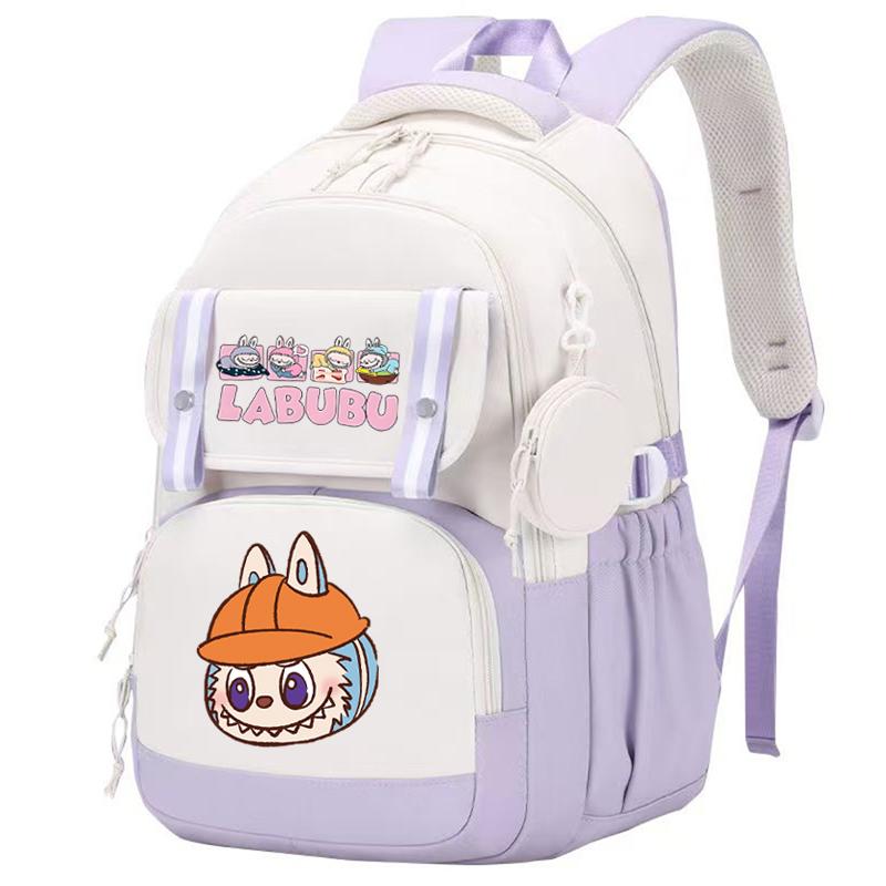 Cute Printed Backpack Teenager Student Girl Boy Knapsack Large Capacity Waterproof Casual Bag Coin Purse Women Laptop Bag Mochila