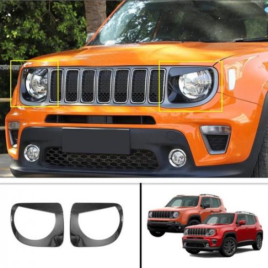 Подходит для   Jeep Renegade Передний Свет Фара Лампа Злые Глаза Декоративная Накладка