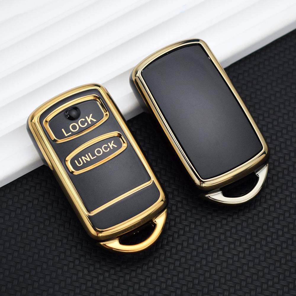 Husă pentru chei de mașină din TPU cu 2 și 3 butoane pentru protecția pentru telecomandă Mitsubishi 2001-2006 MONTERO SPORT