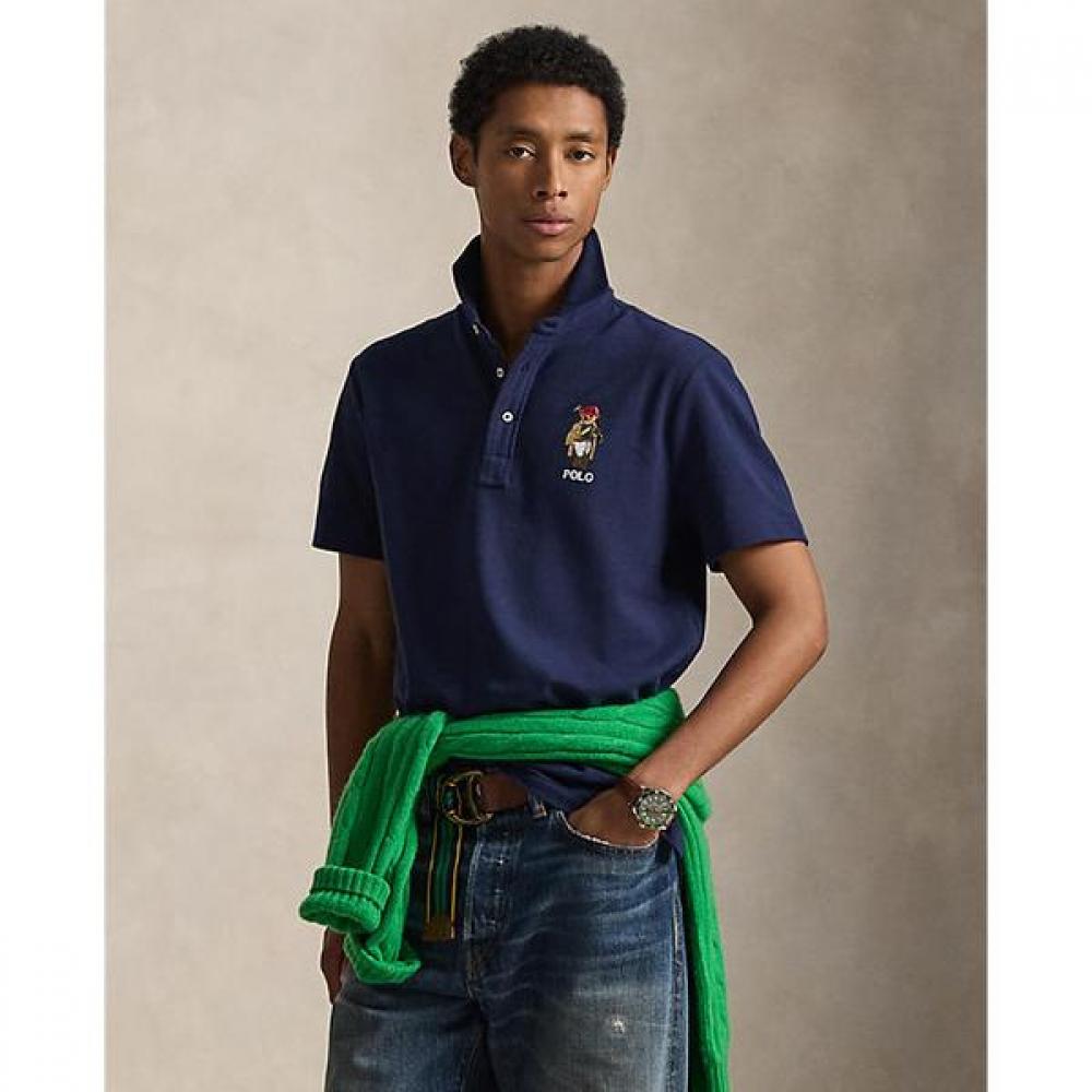 Polo Ralph Lauren Men S cuStom Slim Fit Polo Bear meSh Polo S