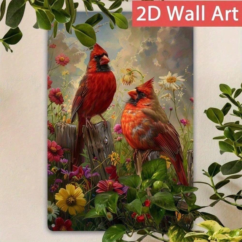 Americana Aluminum Metal Wall Art 12x8 Inch 2D Sign With Pre-Drilled Holes Windproof Indoor Outdoor Decor