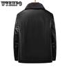 Fall and Winter Models Men's Leather Jacket Removable Down Jacket Short Section Sheepskin Jacket Locomotive Jacket
