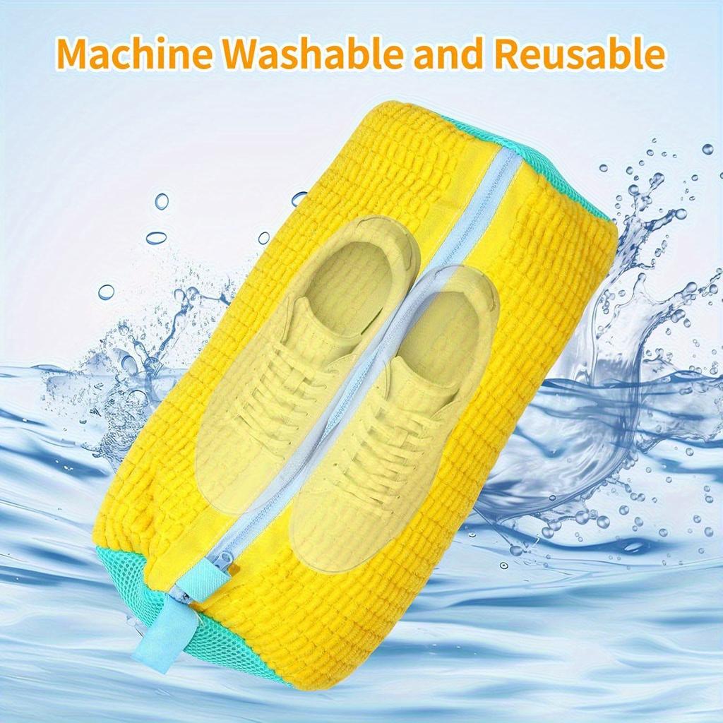 Durable Shoe Bag Durable Single Piece Shoe Washing Machine Bag Oval Laundry Bag Suitable for Sports Shoes Casual Shoes