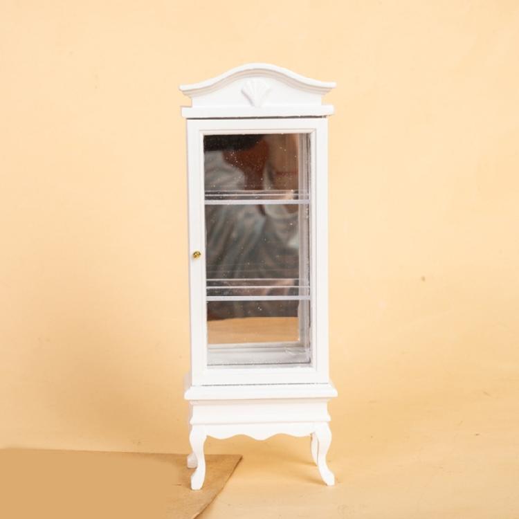 Handcrafts Miniature Cabinet 1/12 Scale Dollhouses Accessory Decorative Wine Cabinet for Craft Model Project Display