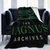 The Magnus Archives Logo Decken Flanell Überwurfdecke Multifunktionale Überwurfdecken für Sofa Bettwäsche Überwürfe Tagesdecke Steppdecke