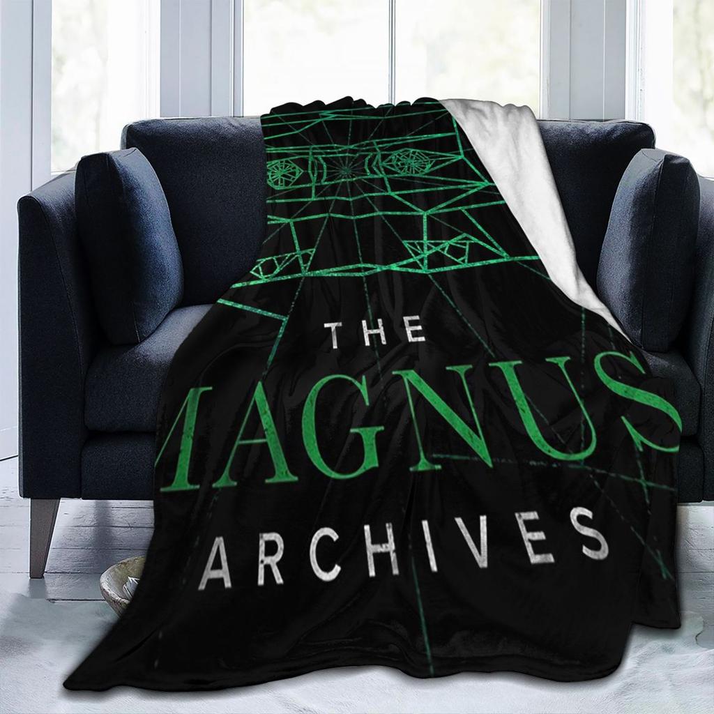 The Magnus Archives Logo Decken Flanell Überwurfdecke Multifunktionale Überwurfdecken für Sofa Bettwäsche Überwürfe Tagesdecke Steppdecke