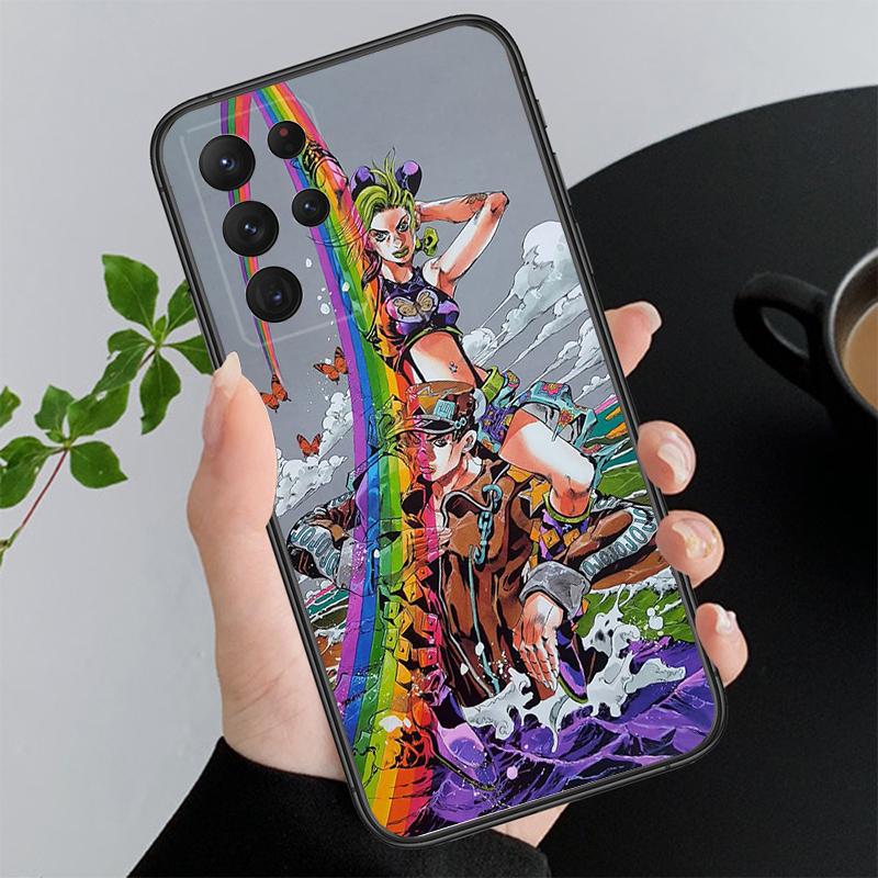 

Чехол для телефона Samsung A17 A55 A16 A56 A35 A15 A53 A54 A33 A34 A25 A05S A52 A52S A07 A26 A06 ДжоДжо Джолин и Джотаро A15