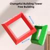 16PCS Pyramid  Building Blocks Assembly Puzzle Toys Intellectual Development Brain Teasers Stacker Toy Magic Tower