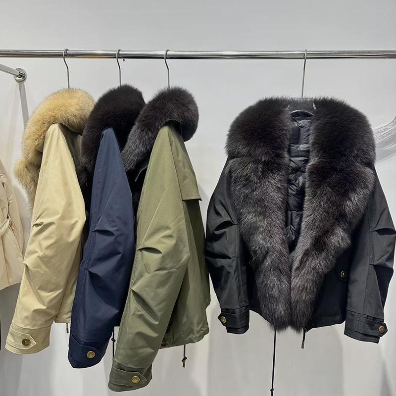 Fashion Lady Winter Parkas Elegant Overcoat Zip Warm Jacket Women Coats Outerwear Parka Street Wear