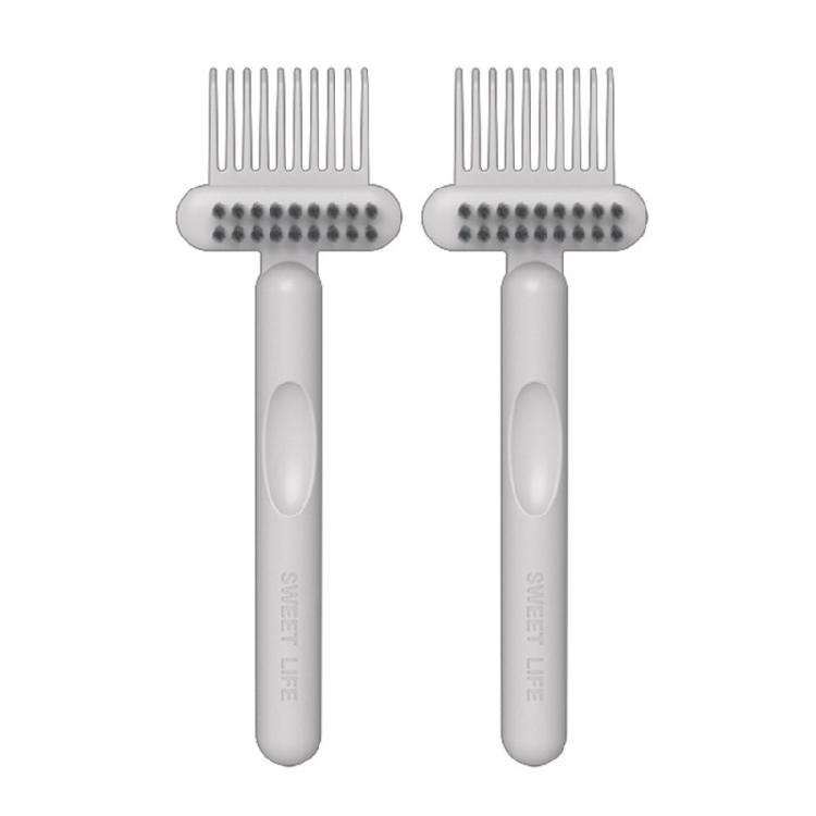 Quick Cleaning Hairbrush Cleaner Durability Plastic Build Effortless Debris Extraction For All Comb Types Home Salon Use