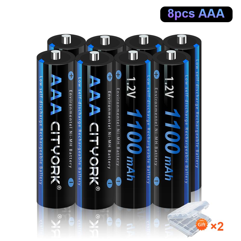 CITYORK 1.2V AA AAA NIMH Rechargeable Batteries 2A 3A With 12 Slots Fast Smart Intelligent charger for 1.2V AA AAA Battery