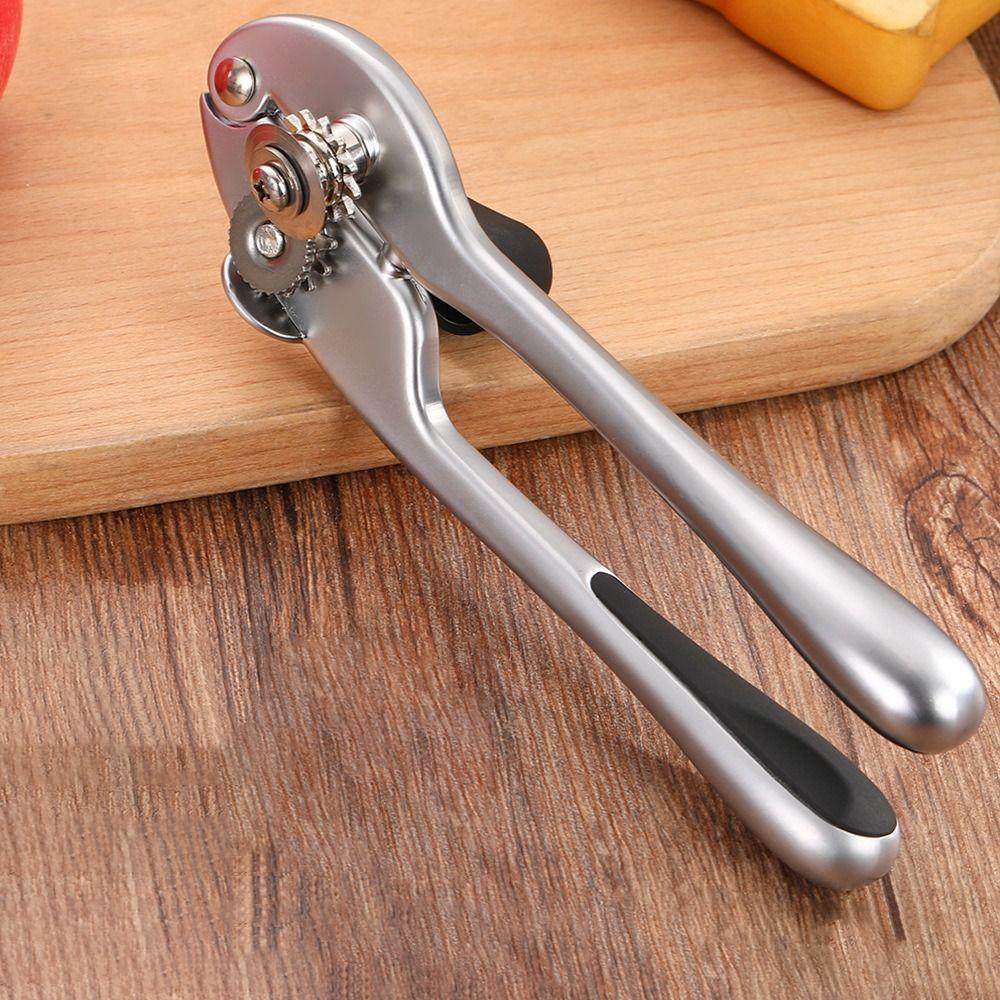 Non-slip Handle Manual Can Opener Comfortable Grip Bottle Opener Canned Luncheon Meat