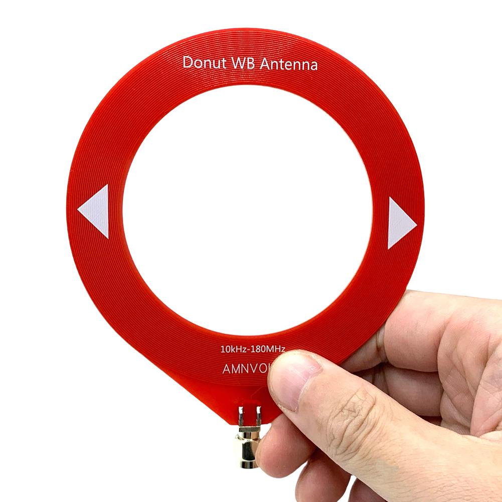 10khz-180mhz Medium Wave Shortwave Antenna with Low Impedance Converter Donut WB Antenna Mini Ring Antenna Module