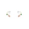 Pearl Tulip Earrings Stud Earrings for Women Korean Creative Design Temperament Personality Jewelry Girl Gift Brincos