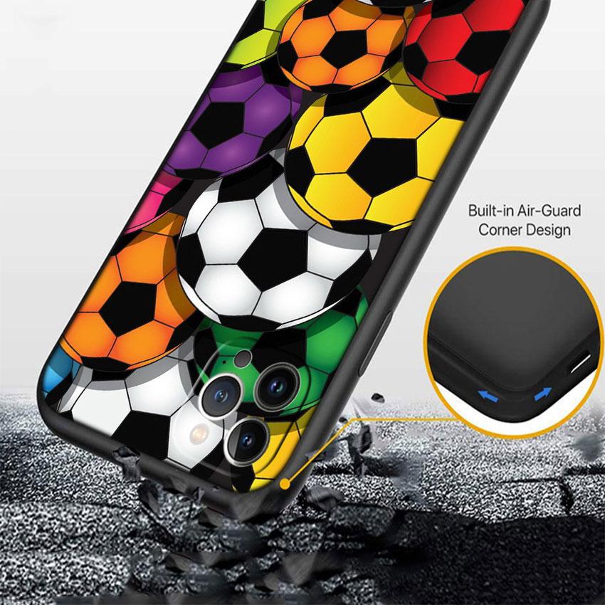 FM23 Fußball Soft Shell Handyhülle für Redmi Note 13 14 Pro+ Plus A3 A3X 13X 13C 13R 14S 14C 14R