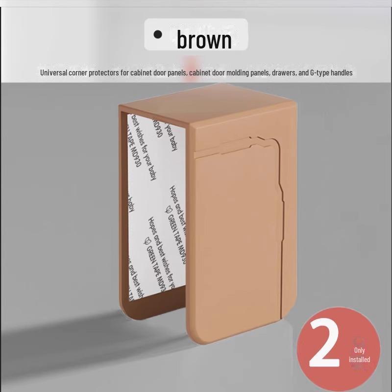 U-Shaped Silicone Cabinet Door Corner Protector