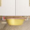 Wall Mounted Pot Lid Rack Self Adhesive Cutting Board Holder Sink Sponge Organizer  for Kitchen