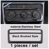Car Glove Storage Box Sequ / Igniter Panel / Head Fog Light Switch Button Cover AC Trim For VW Volkswagen T-Cross  -