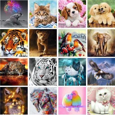 Pittura diamante 5D ricamo diamante pieno decorazione della casa ricamo regalo animale cartone animato