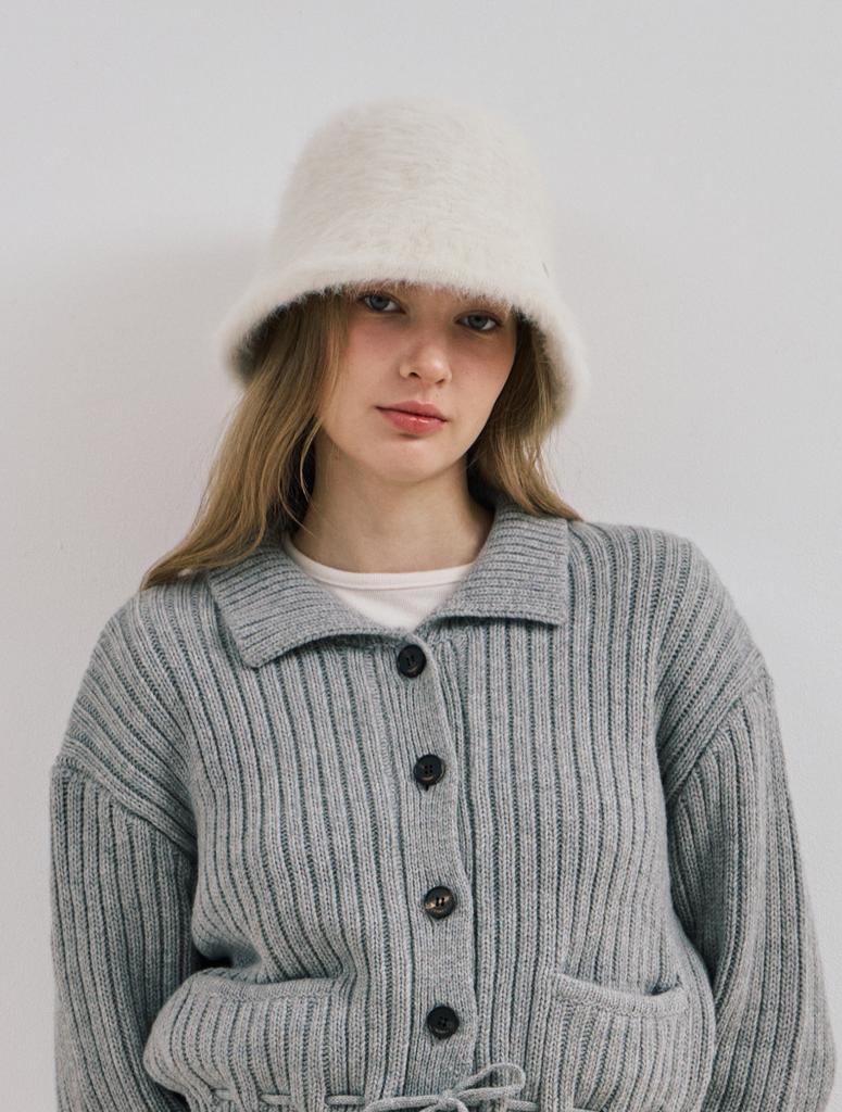 CLUNY Soft Angora Cloche Hat - (3Color)