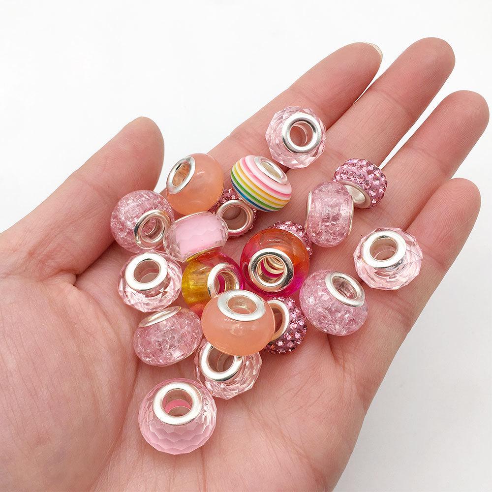 Bunte Einhorn Geschenkbox Set: Kinder DIY Handgemachtes Kristallarmband Schmuck