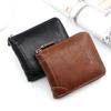 Retro Leather Men's Multifunctional Wallet with Multi-Card Slots and Coin Pocket