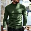 Men's Fall Winter Thick Warm Mock Neck Slim Fit Knit Sweater Pullover, Multi-Color
