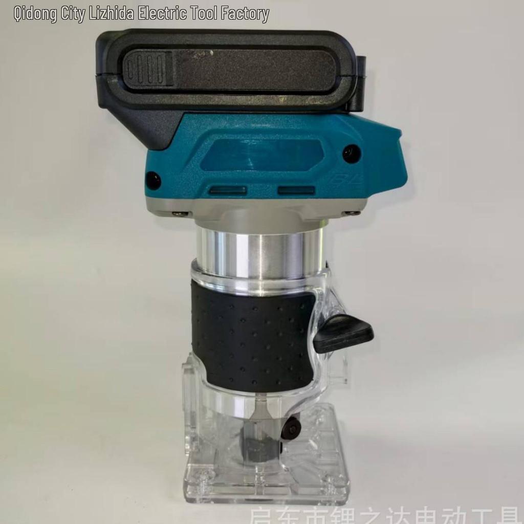 Brushless Lithium Trimmer & Engraving Wood Router: Multifunctional Electric Tool for Slotting, Milling, and Grooving.