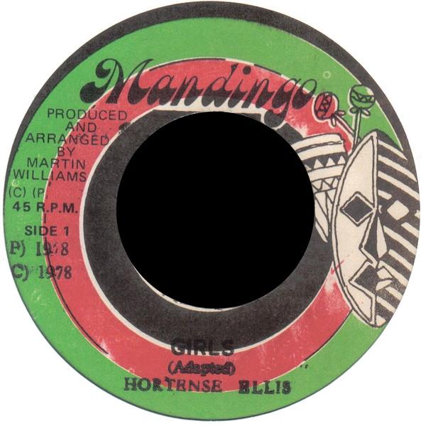 

7inch Record HORTENSE ELLIS - Girls NONE Mandingo 1978 Jamaica Reggae, Ska & Dub Used