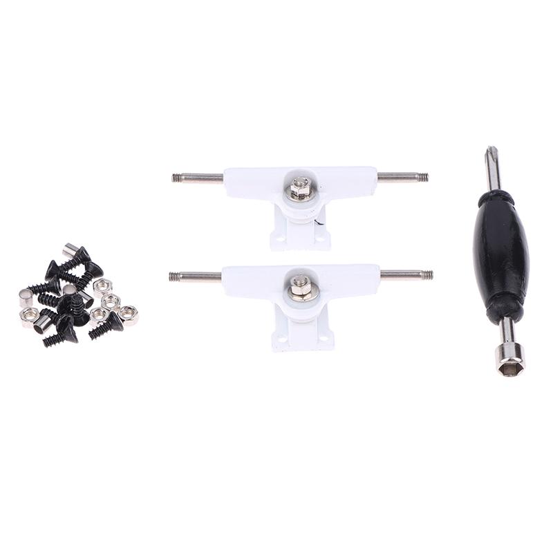 

1PCS Zinc alloy Fingerboard Truck 32MM Professional Single Axle For Finger Skate Board Mini Zinc Alloy Skateboard Trucks Toys белый