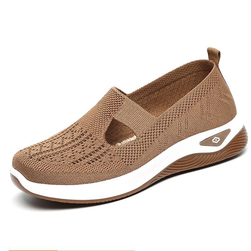 Shoes Women's Summer Women's Shoes Beijing Cloth Shoes Flying Woven Breathable One-pedal Shoes