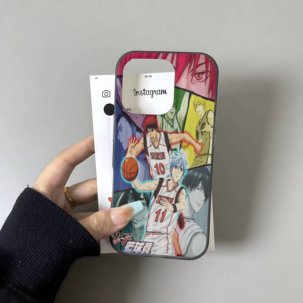 

Чехол для телефона Kuroko s Basketball для iPhone 17 16 15 11 12 13 14 Pro Max Мягкий гофрированный силиконовый чехол iPhone 12