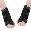 1Pair Splint Carpal Bracer Two Wrist Brace Strap Bar Wrist Fixed Belt for Sprain Forearm L Size