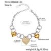 Qiong Yao 18k Gold Heart Bead Bracelet Necklace