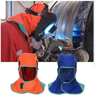 Flame Retardant Welding Hood, Neck & Shoulder Protector for All Helmets – Breathable Washable