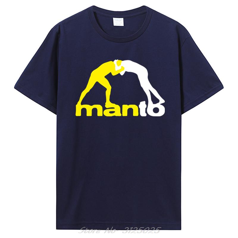 Новая мужская черная футболка MANTO Brazilian Jiu Jitsu Размеры S-3XL Принтованная футболка Мужская футболка с коротким рукавом Горячие футболки Уличная одежда S