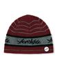 YESEYESEE Tenga X Y.E.S Stripe Knit Beanie Burgundy