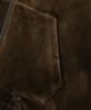 Dimitri Black 2Way Essential Corduroy Hooded Zip-Up_Brown