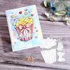 Popcorn Metal Cutting Dies Stencils for Scrapbooking Card Making Decorative Embossing Paper Cards Dies